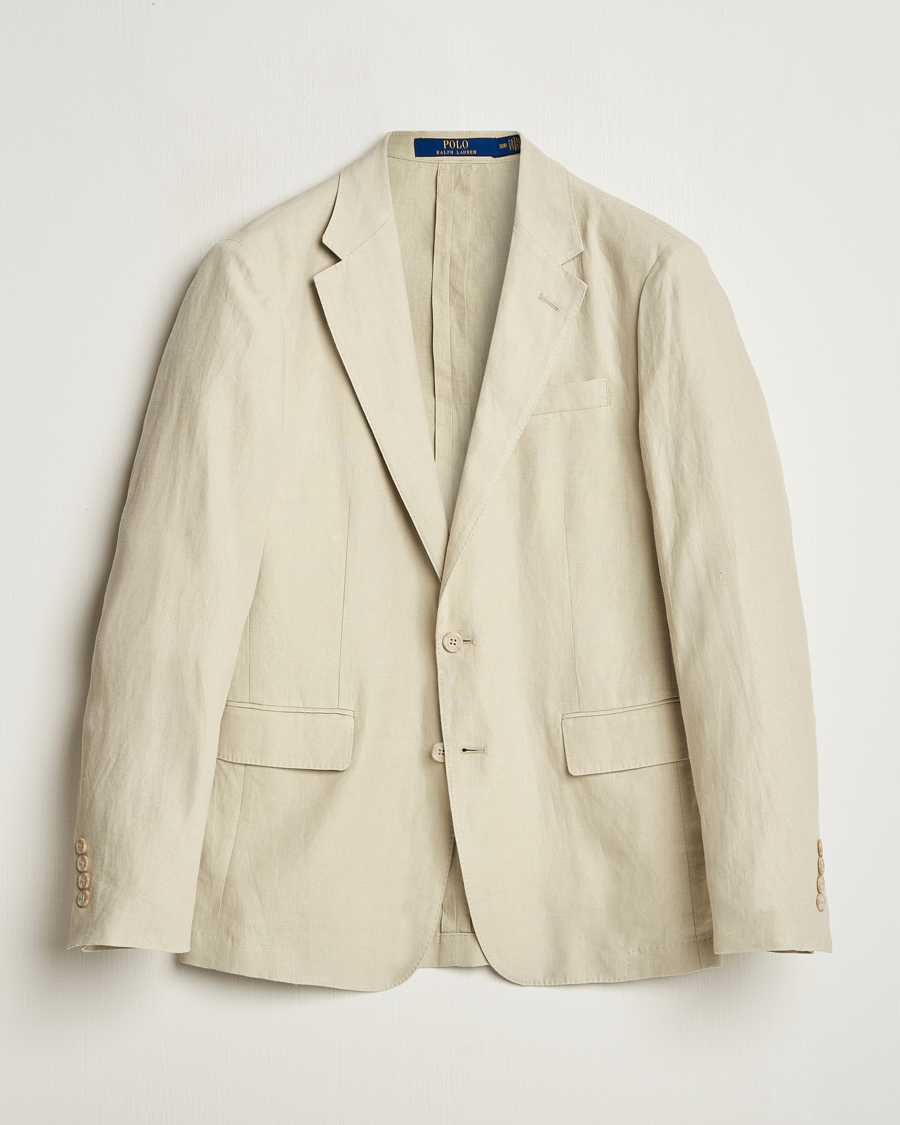 Herre | Dressjakker | Polo Ralph Lauren | Linen Sportcoat Spring Beige