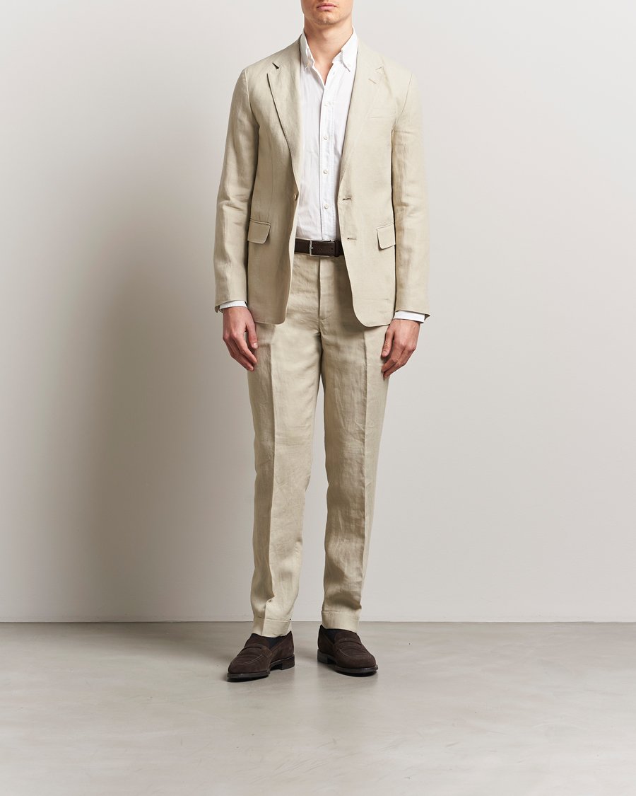 Herre | Dressjakker | Polo Ralph Lauren | Linen Sportcoat Spring Beige