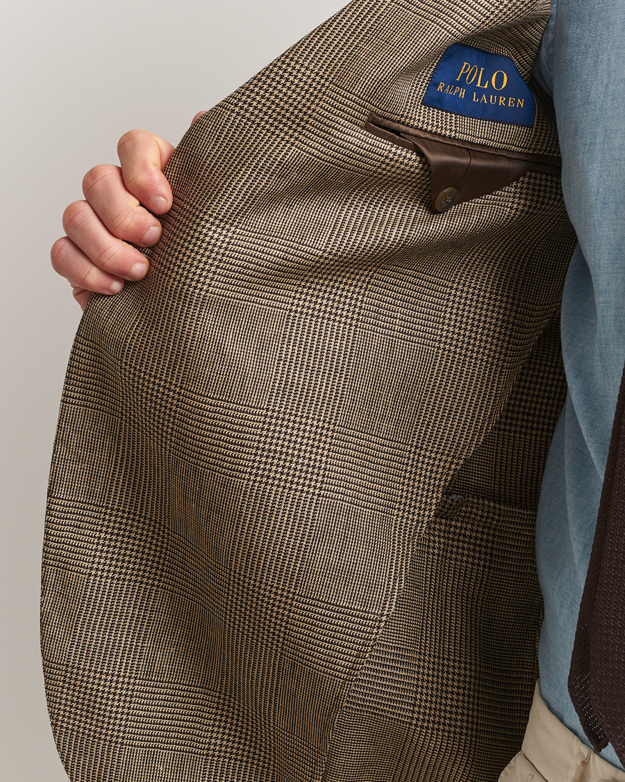 Herre | Dressjakker | Polo Ralph Lauren | Glenplaid Sportcoat Tan/Brown