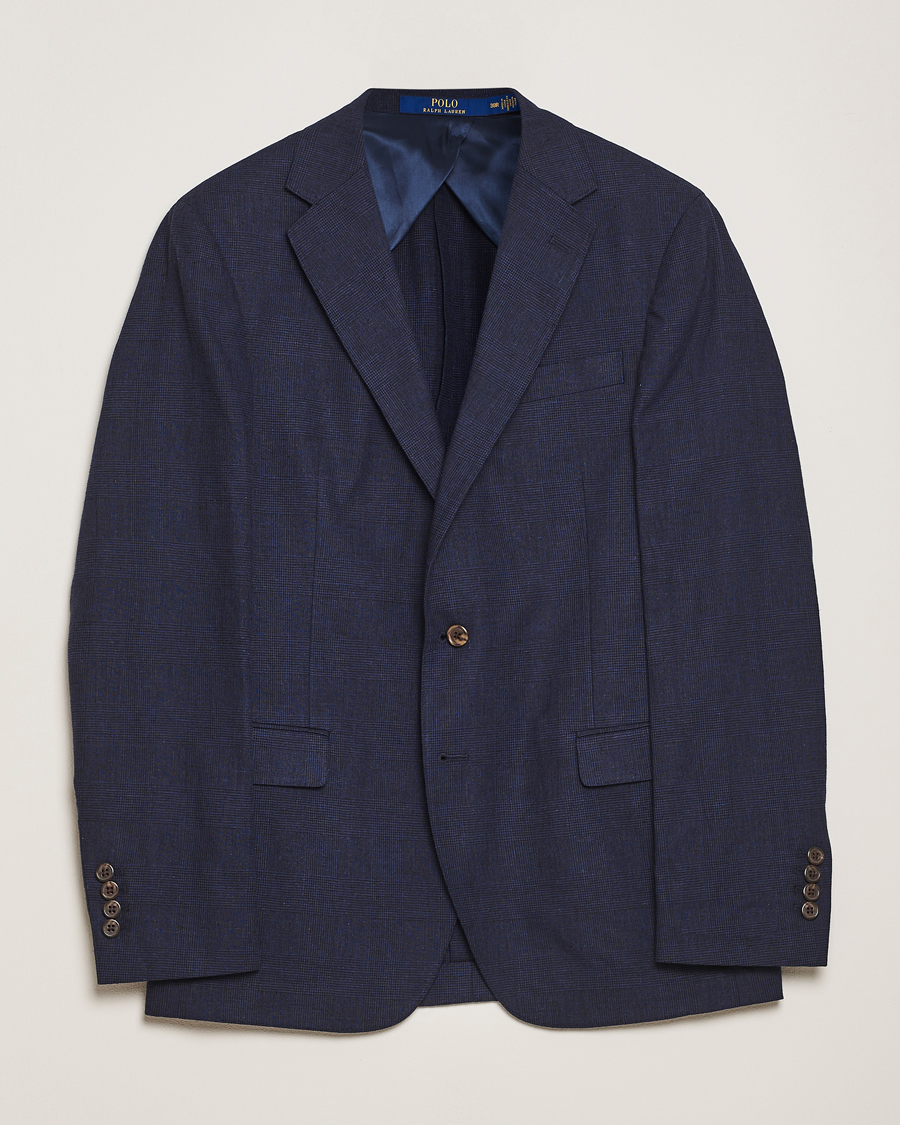 Herre | Dressjakker | Polo Ralph Lauren | Tonal Glenplaid Sportcoat Dark Navy/Navy