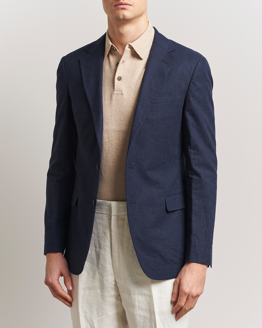 Herre | Dressjakker | Polo Ralph Lauren | Tonal Glenplaid Sportcoat Dark Navy/Navy