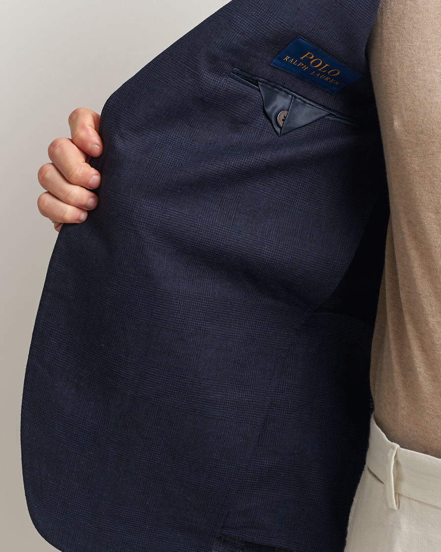 Herre | Dressjakker | Polo Ralph Lauren | Tonal Glenplaid Sportcoat Dark Navy/Navy