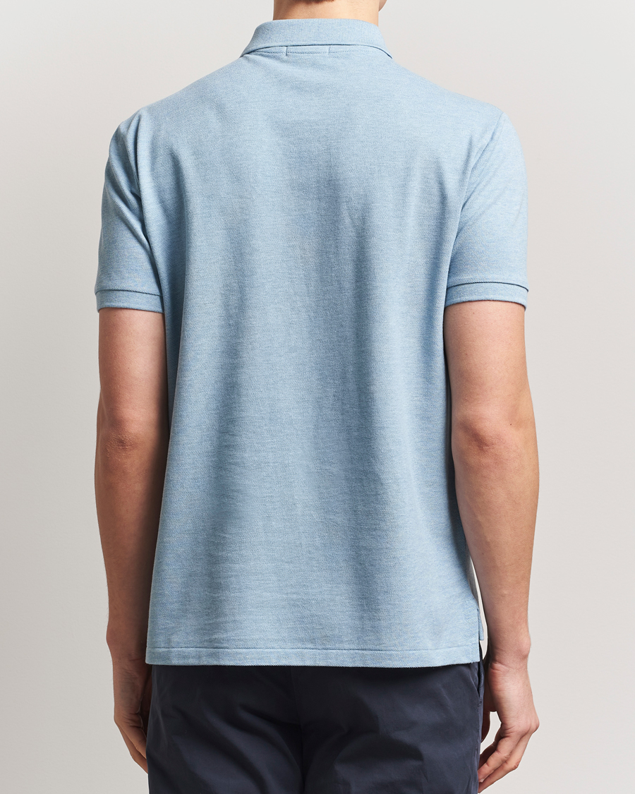 Herre | Pikéer | Polo Ralph Lauren | Custom Slim Fit Polo Modern Blue Heather