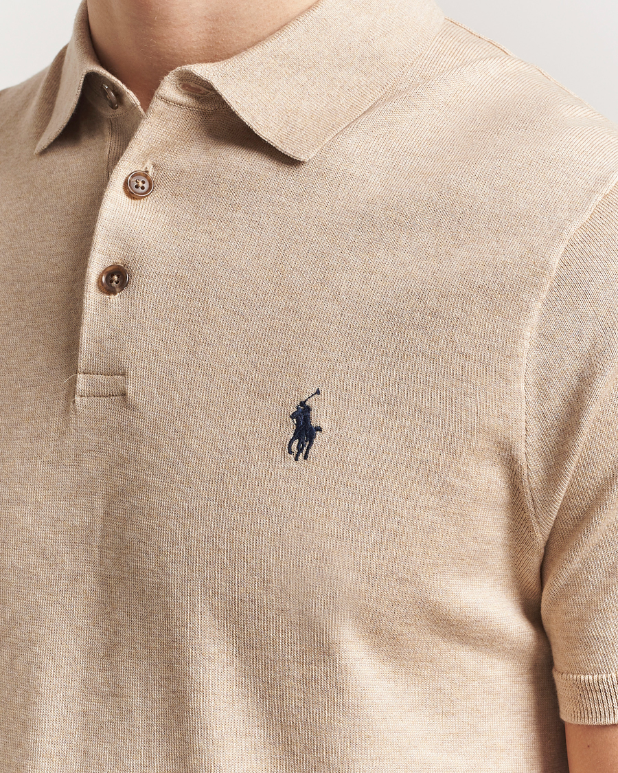 Herre | Pikéer | Polo Ralph Lauren | Cotton Knitted Polo Dune Melange