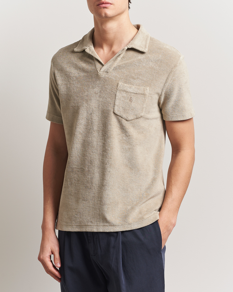 Herre | Pikéer | Polo Ralph Lauren | Cotton Terry Polo Olive