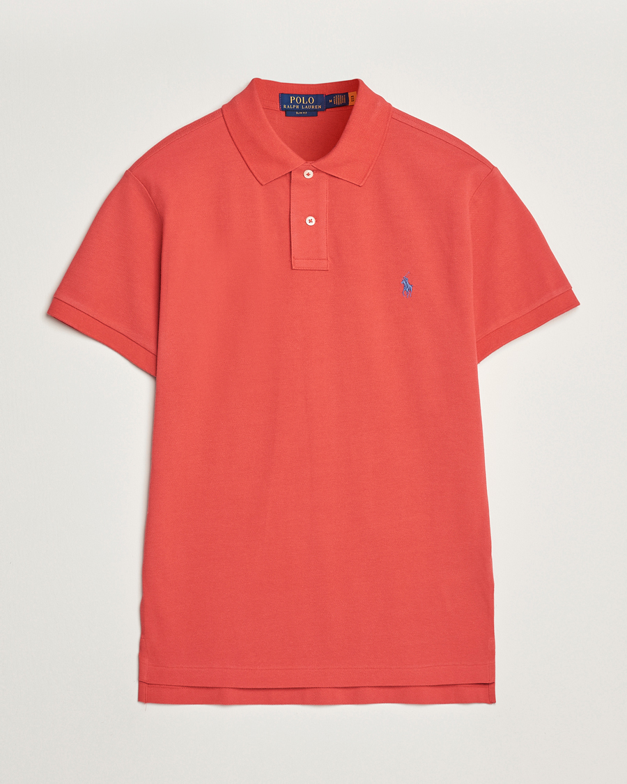 Herre | Pikéer | Polo Ralph Lauren | Slim Fit Polo Spring Red