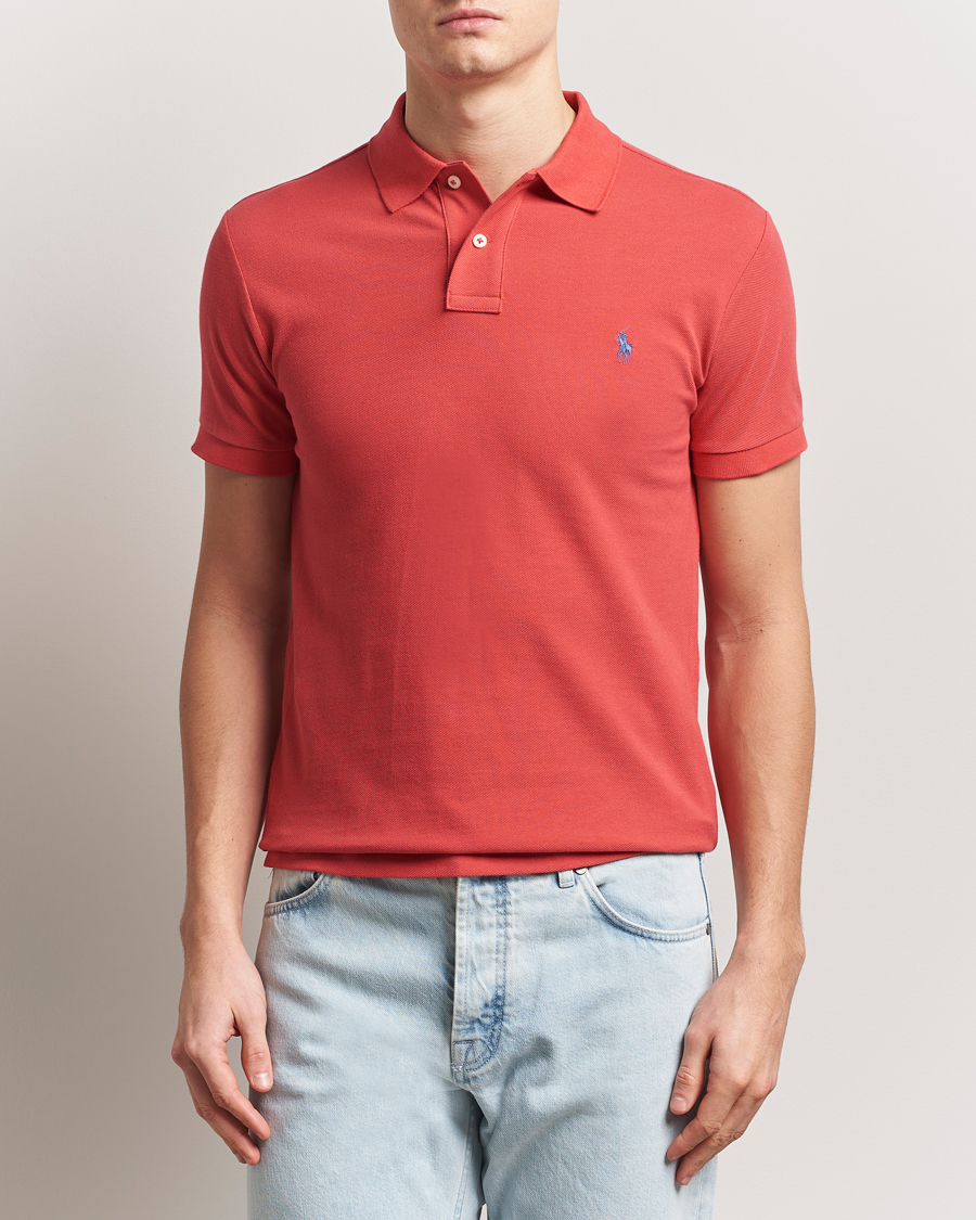Herre | Pikéer | Polo Ralph Lauren | Slim Fit Polo Spring Red