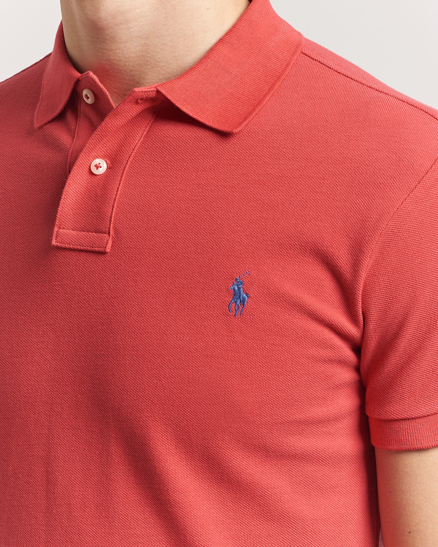 Herre | Pikéer | Polo Ralph Lauren | Slim Fit Polo Spring Red