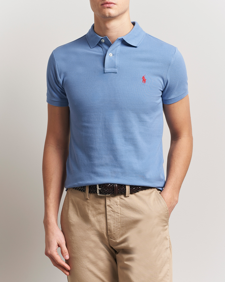Herre | Pikéer | Polo Ralph Lauren | Slim Fit Polo Campus Blue