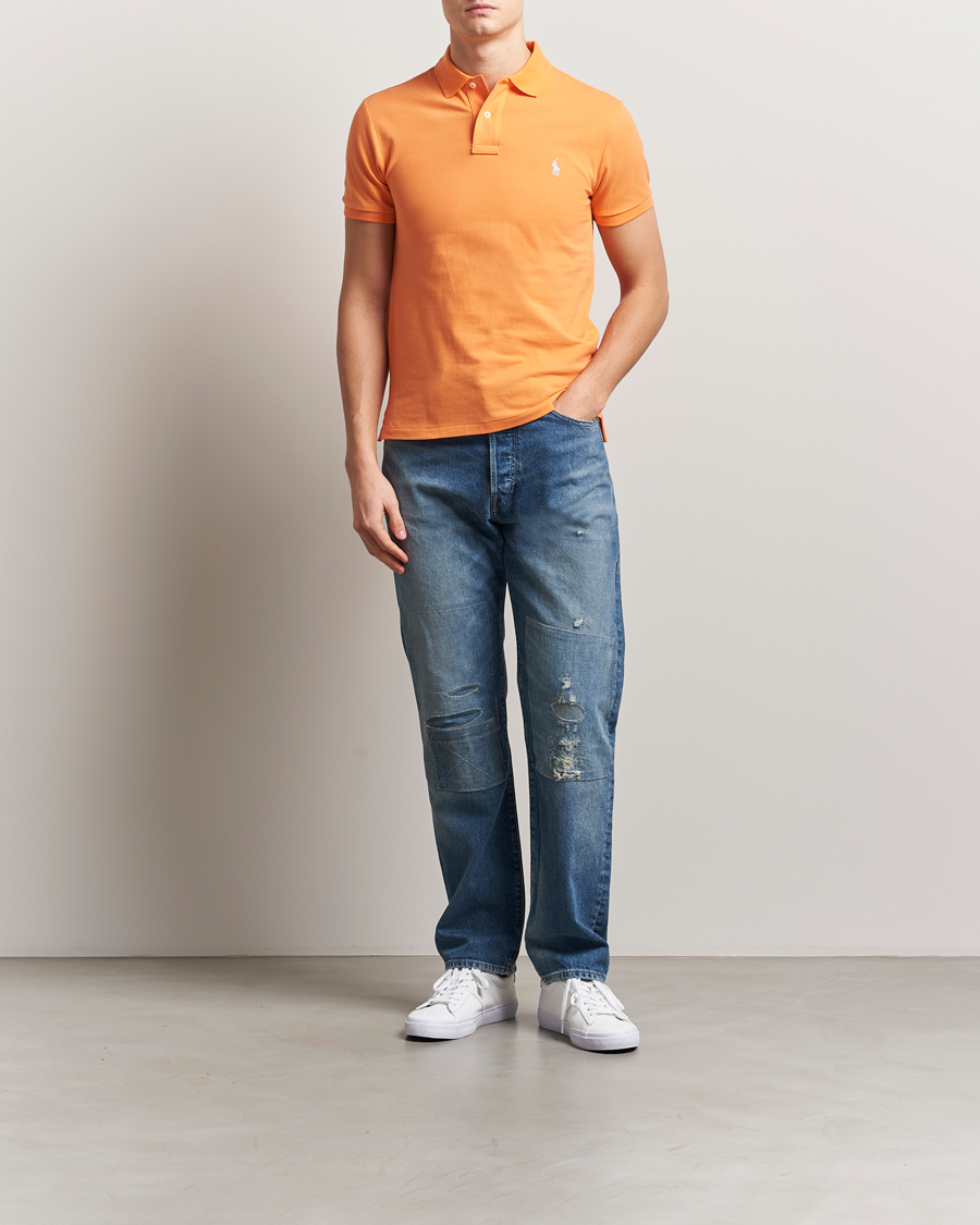 Herre | Pikéer | Polo Ralph Lauren | Slim Fit Polo Classic Peach