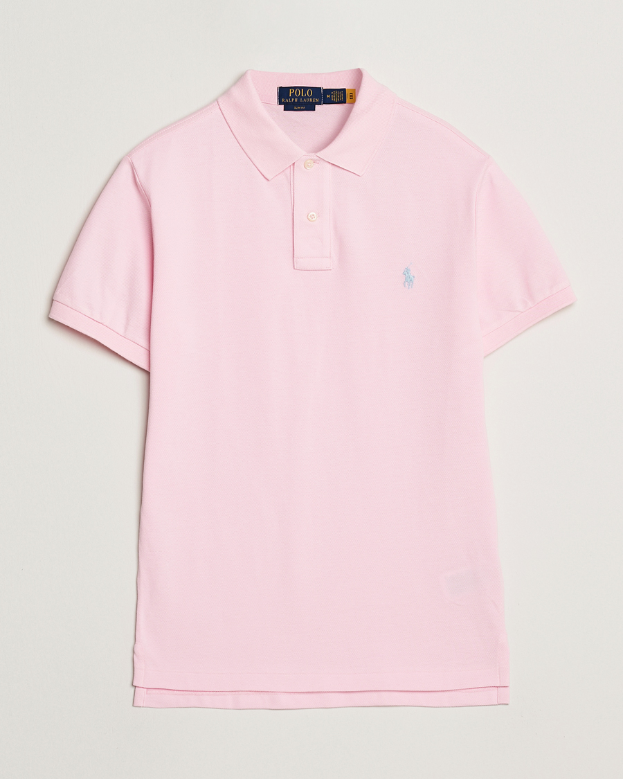 Herre | Pikéer | Polo Ralph Lauren | Slim Fit Polo Bath Pink