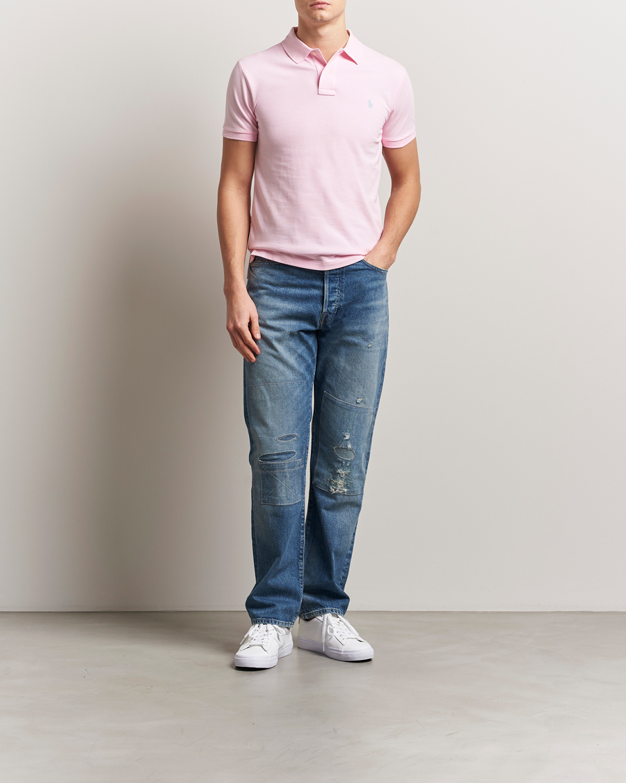 Herre | Pikéer | Polo Ralph Lauren | Slim Fit Polo Bath Pink