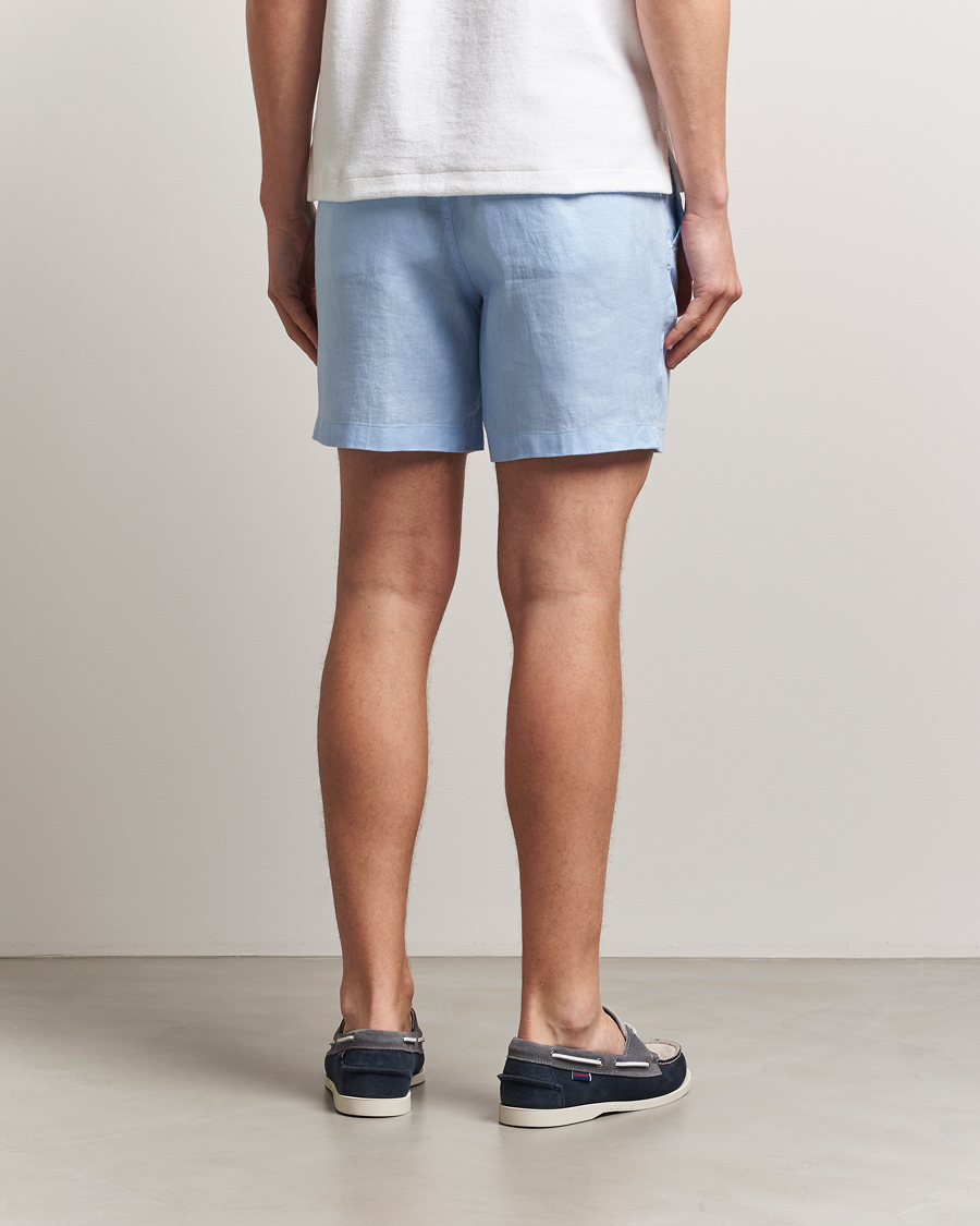 Herre | Shorts | Polo Ralph Lauren | Prepster Drawstring Linen Shorts Office Blue