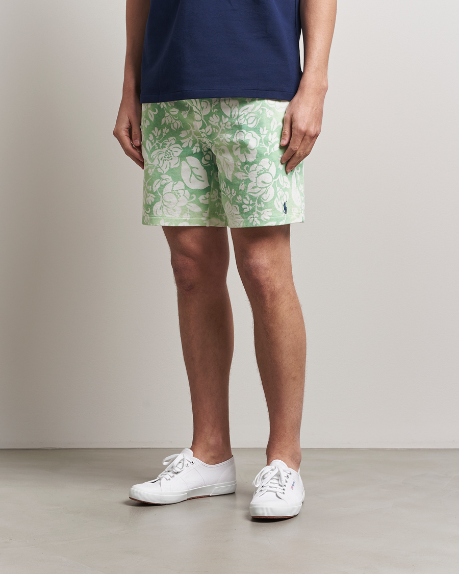 Herre | Shorts | Polo Ralph Lauren | Spa Terry Shorts Flower Pistacho