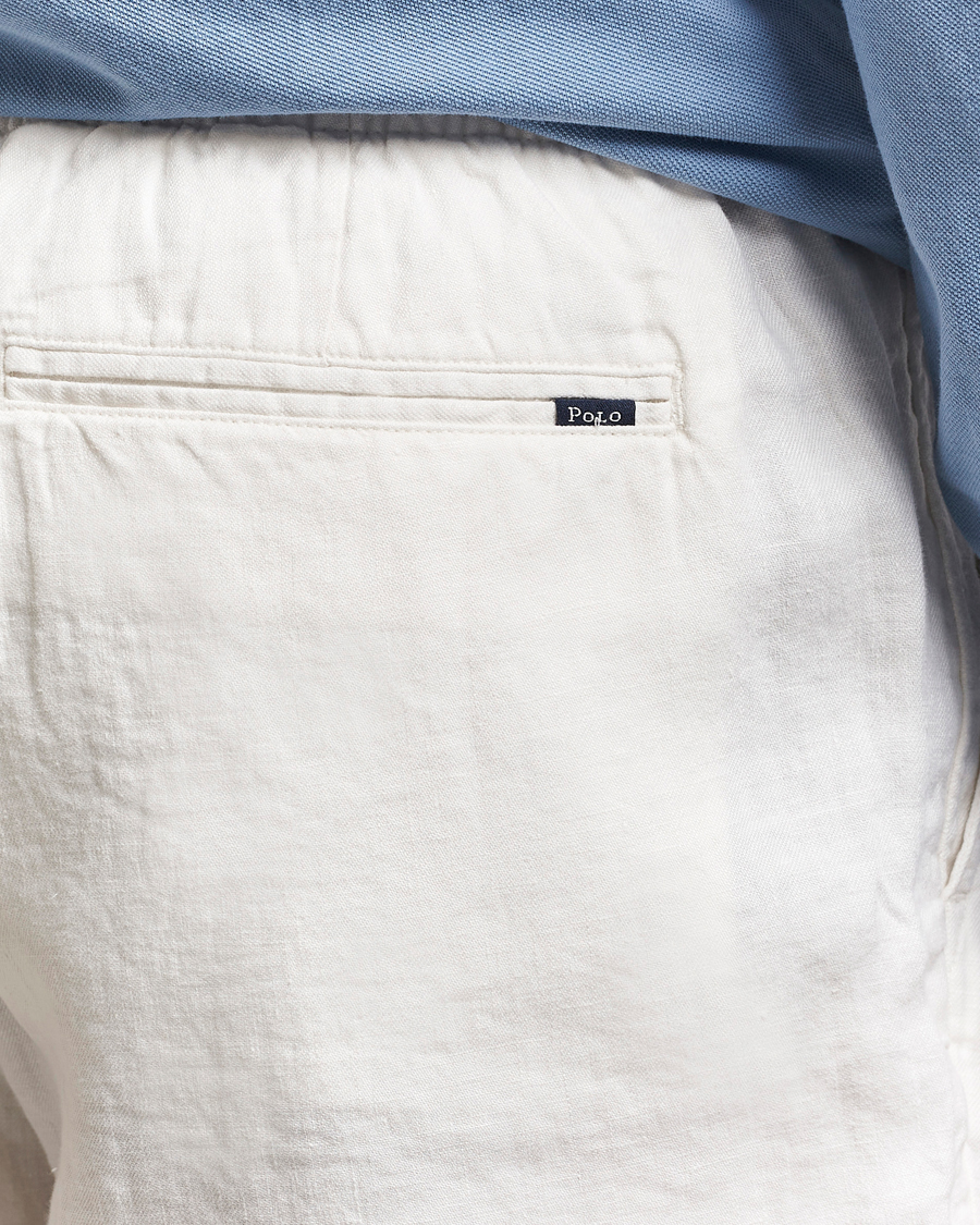 Herre | Shorts | Polo Ralph Lauren | Prepster Linen Shorts Deckwash White