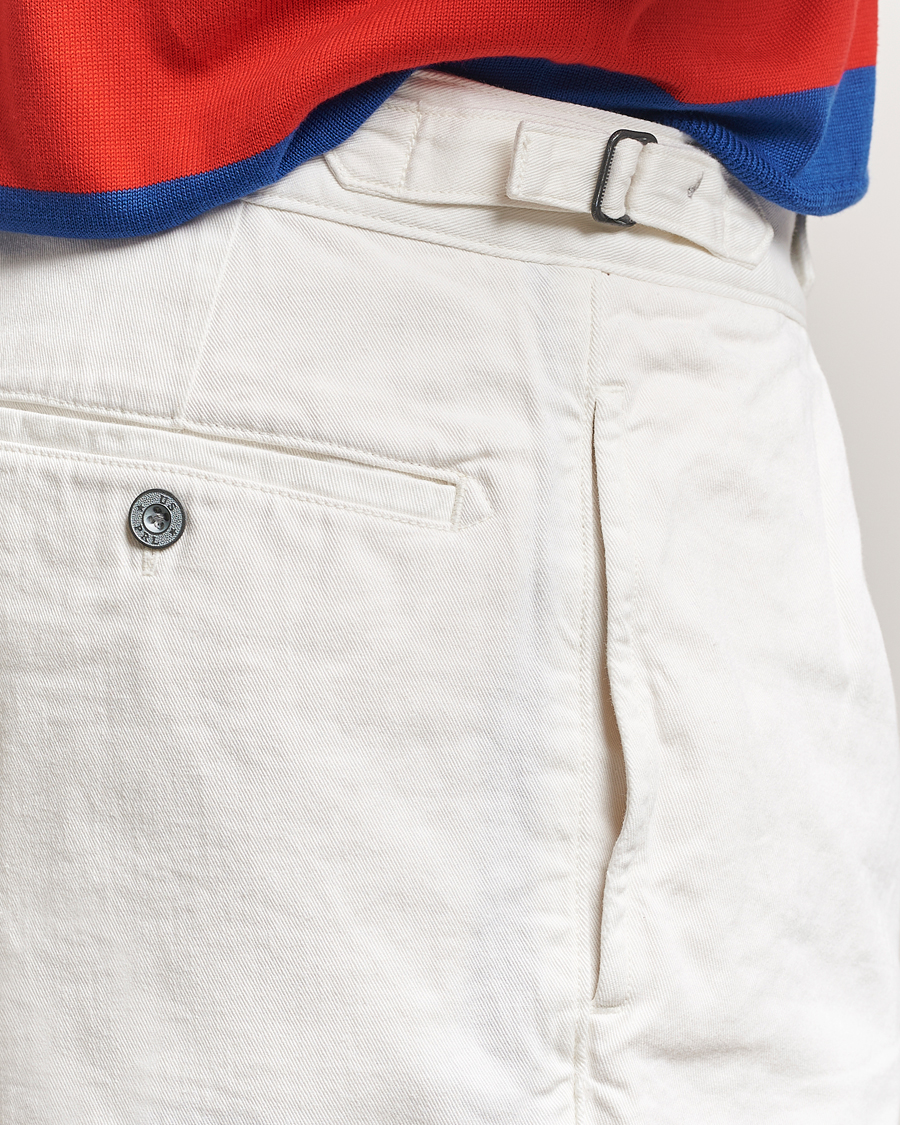 Herre | Shorts | Polo Ralph Lauren | Rustic Twill Pleated Shorts Deckwash White