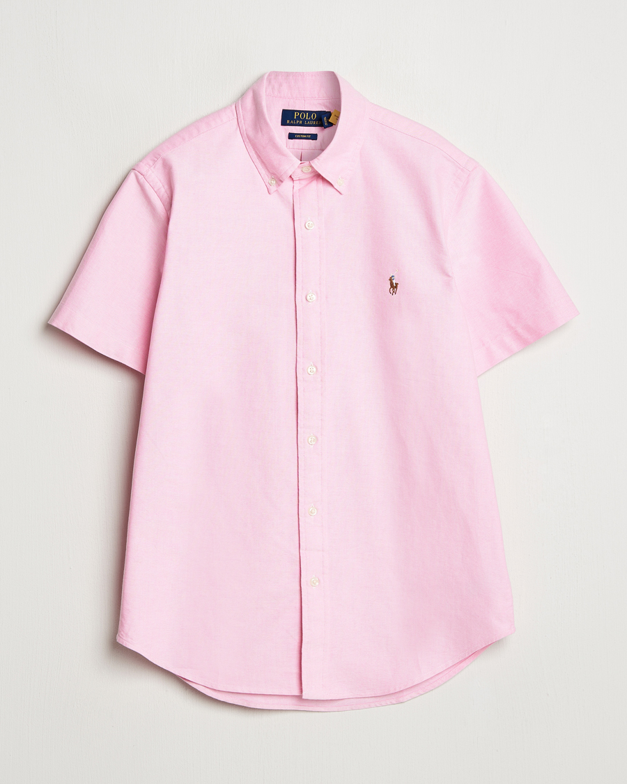 Herre | Skjorter | Polo Ralph Lauren | Short Sleeve Oxford Shirt New Rose