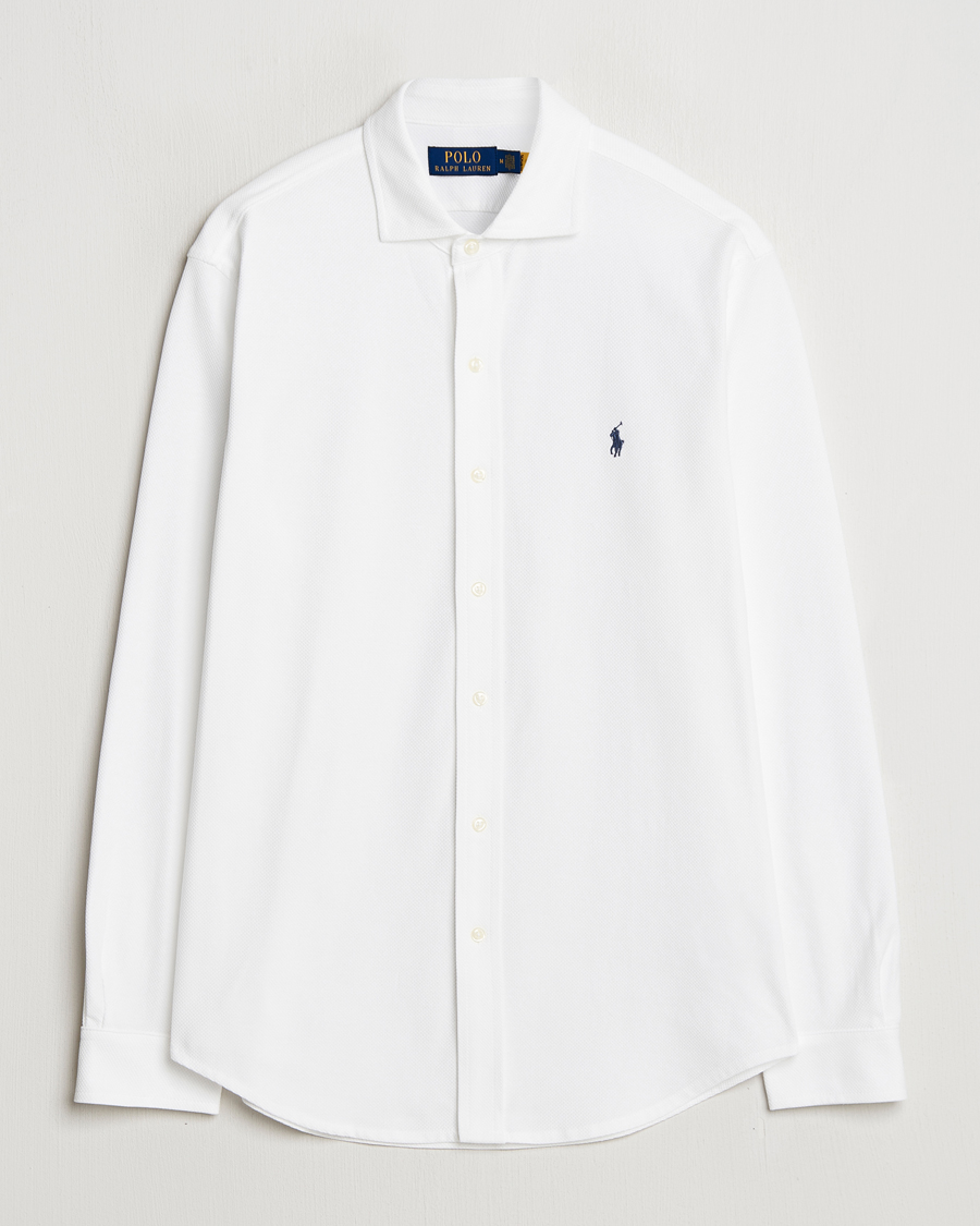 Herre | Skjorter | Polo Ralph Lauren | Cotton Long Sleeve Shirt White