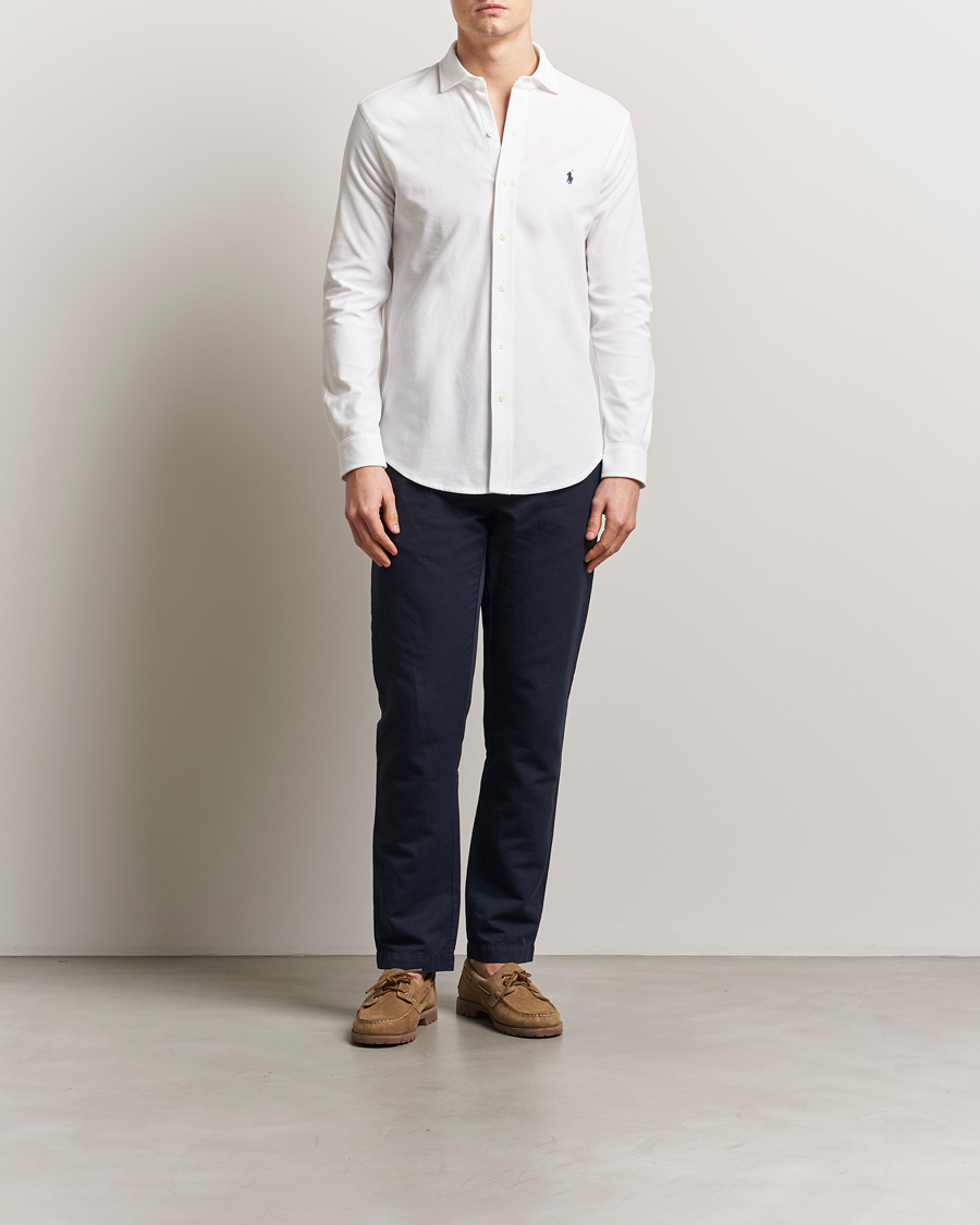 Herre | Skjorter | Polo Ralph Lauren | Cotton Long Sleeve Shirt White