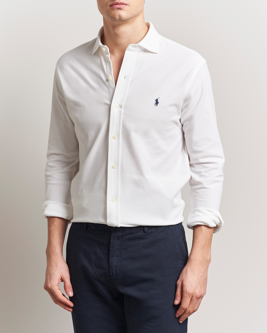 Herre | Skjorter | Polo Ralph Lauren | Cotton Long Sleeve Shirt White