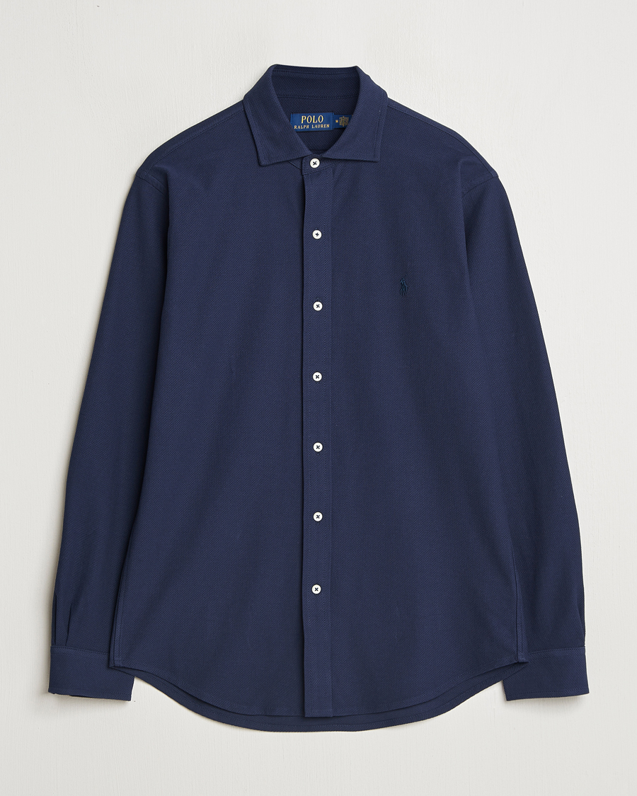 Herre | Skjorter | Polo Ralph Lauren | Cotton Long Sleeve Shirt Cruise Navy