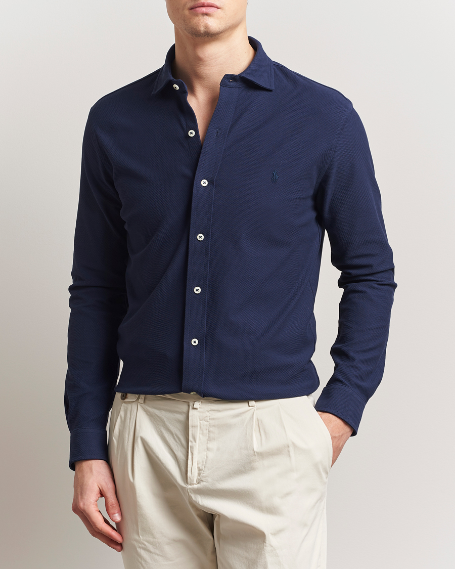 Herre | Skjorter | Polo Ralph Lauren | Cotton Long Sleeve Shirt Cruise Navy