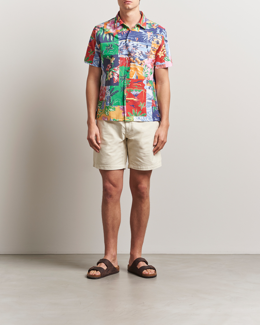 Herre | Skjorter | Polo Ralph Lauren | Short Sleeve Flower Shirt Beach Patchwork