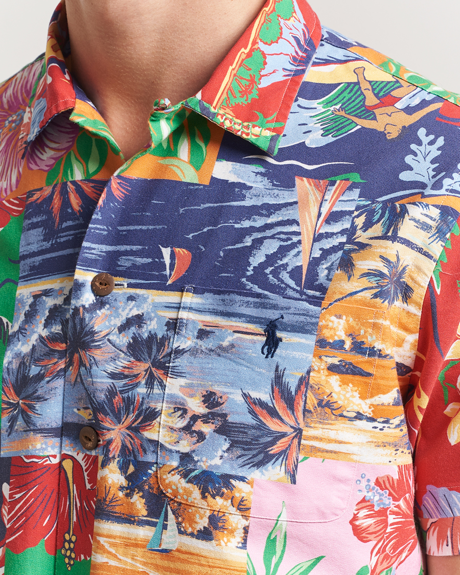 Herre | Skjorter | Polo Ralph Lauren | Short Sleeve Flower Shirt Beach Patchwork