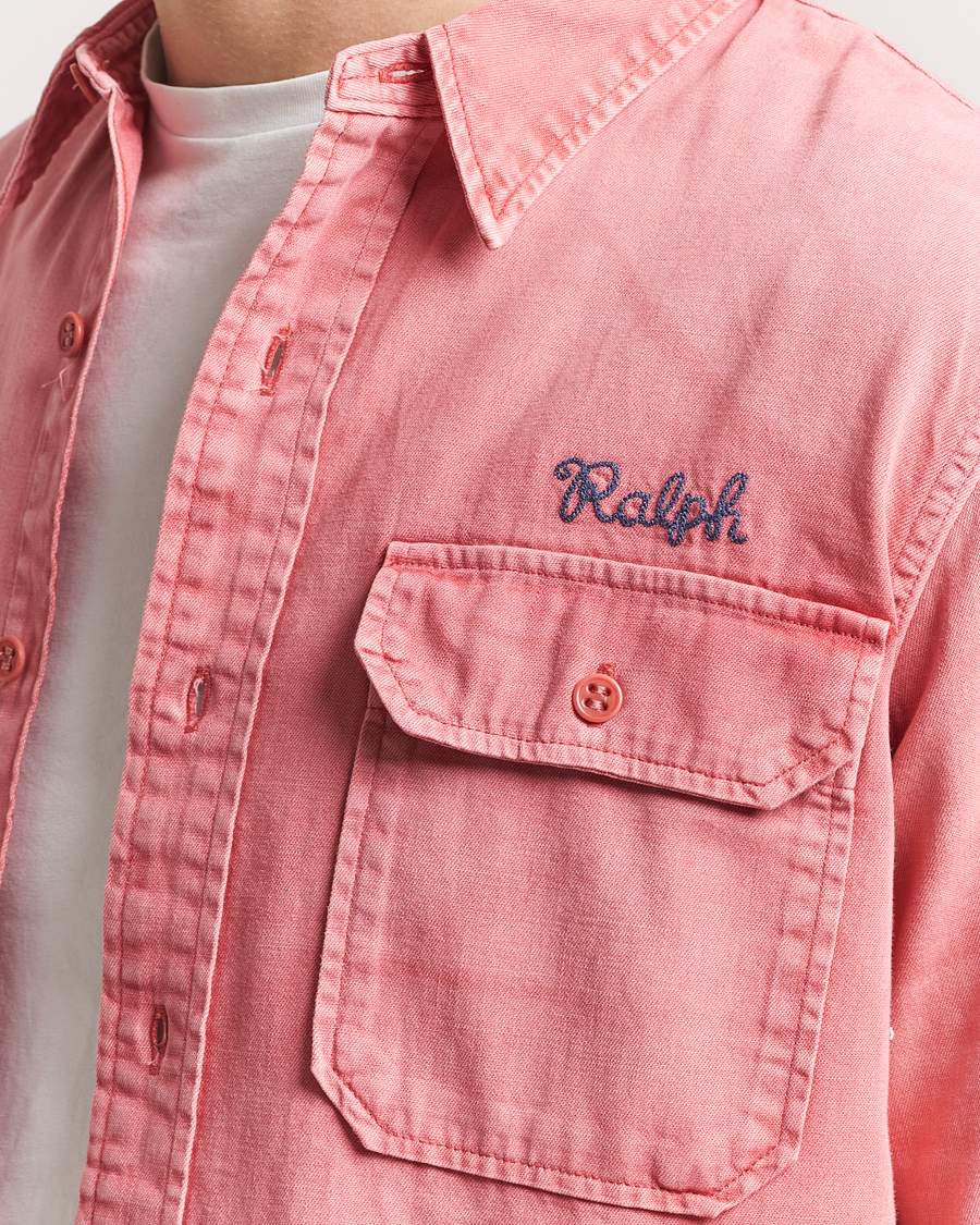 Herre | Skjorter | Polo Ralph Lauren | Garment Dyed Overshirt Nantucket Red