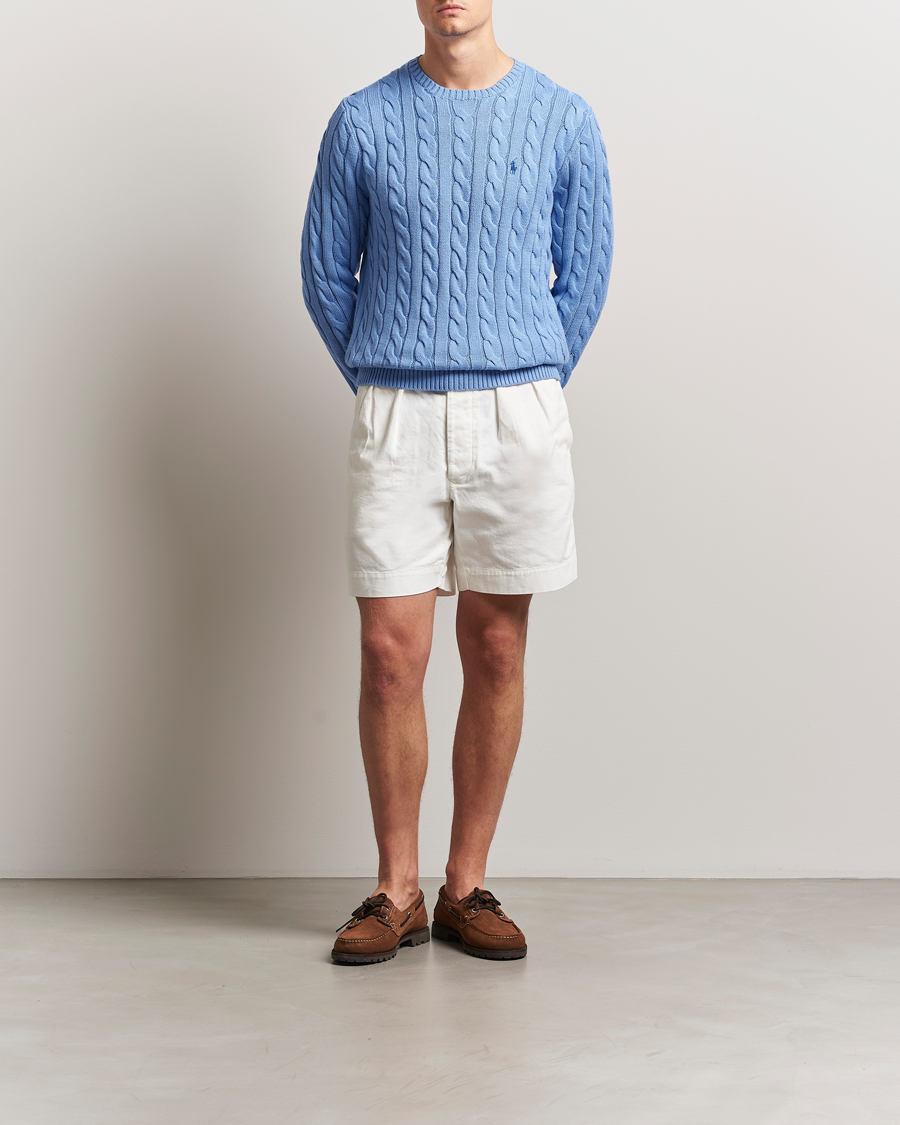 Herre | Gensere | Polo Ralph Lauren | Cotton Cable Pullover New Litchfield Blue