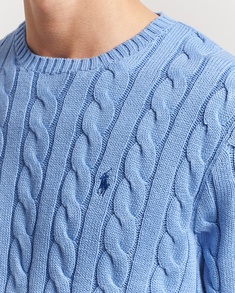 Herre | Gensere | Polo Ralph Lauren | Cotton Cable Pullover New Litchfield Blue