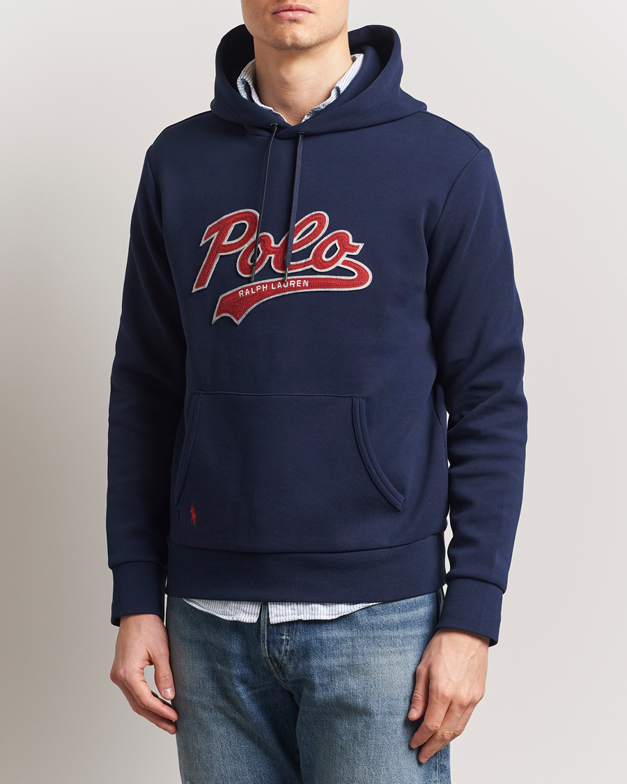 Herre | Gensere | Polo Ralph Lauren | Double Knit Hoodie Cruise Navy