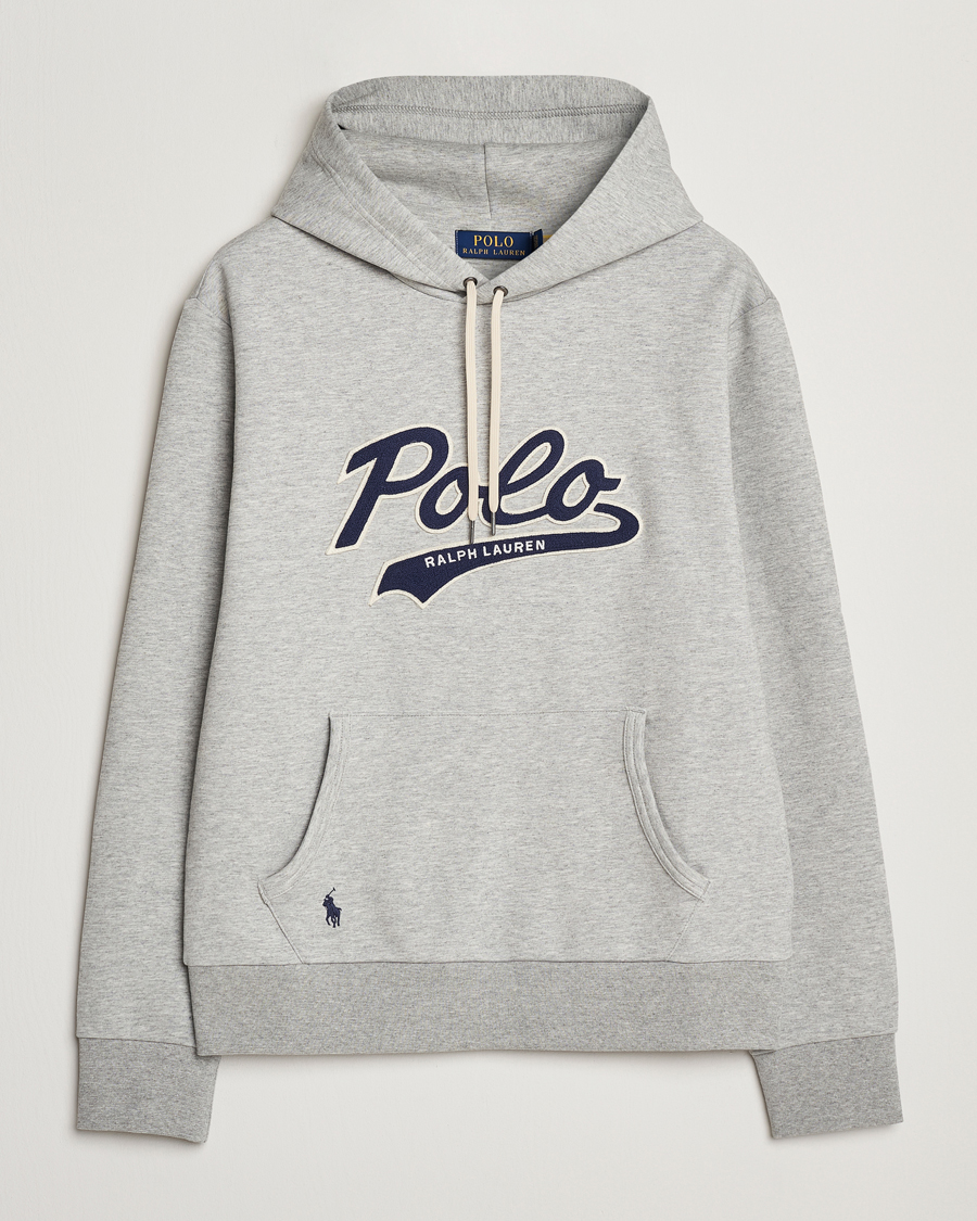 Herre | Gensere | Polo Ralph Lauren | Double Knit Hoodie Andover Heather