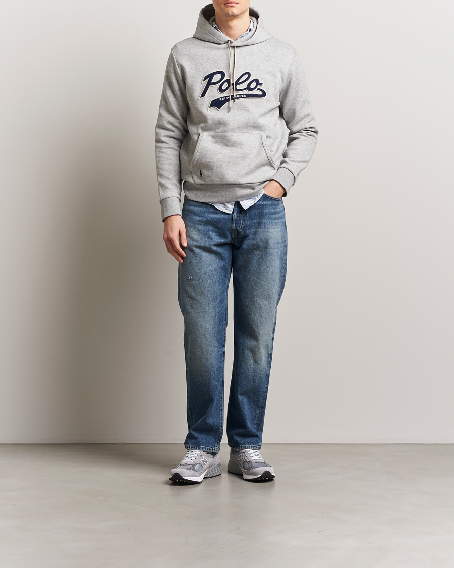 Herre | Gensere | Polo Ralph Lauren | Double Knit Hoodie Andover Heather