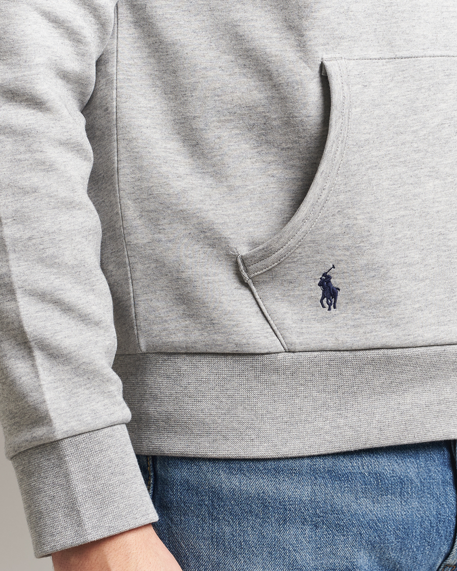Herre | Gensere | Polo Ralph Lauren | Double Knit Hoodie Andover Heather
