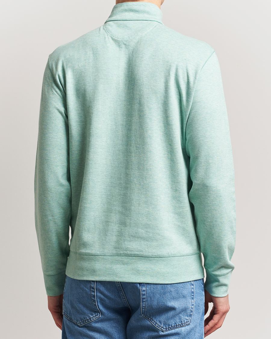 Herre | Gensere | Polo Ralph Lauren | Tech Double Knit Half Zip Celadon Heather