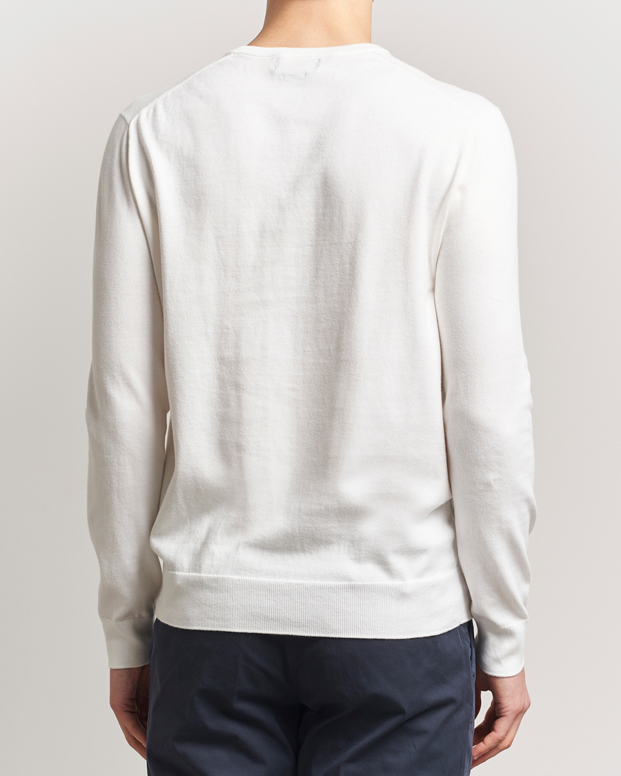 Herre | Gensere | Polo Ralph Lauren | Cotton Crew Neck Sweater Deckwash White