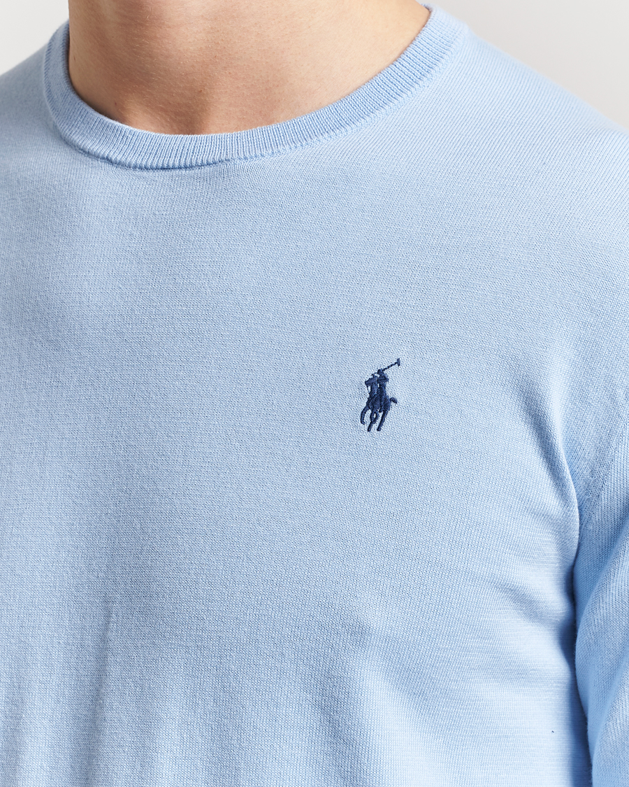 Herre | Gensere | Polo Ralph Lauren | Cotton Crew Neck Sweater Office Blue