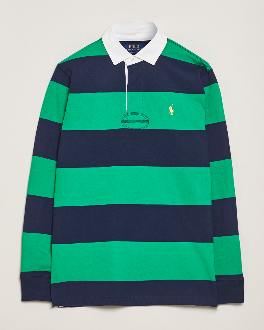Herre | Gensere | Polo Ralph Lauren | Barstriped Rugger Navy/Clover