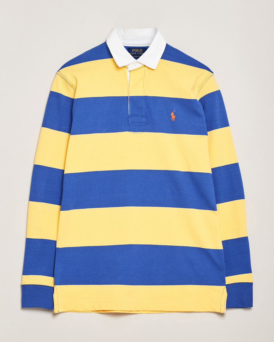 Herre | Gensere | Polo Ralph Lauren | Barstriped Rugger Yellow/Blue