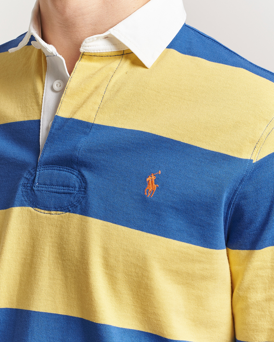 Herre | Gensere | Polo Ralph Lauren | Barstriped Rugger Yellow/Blue