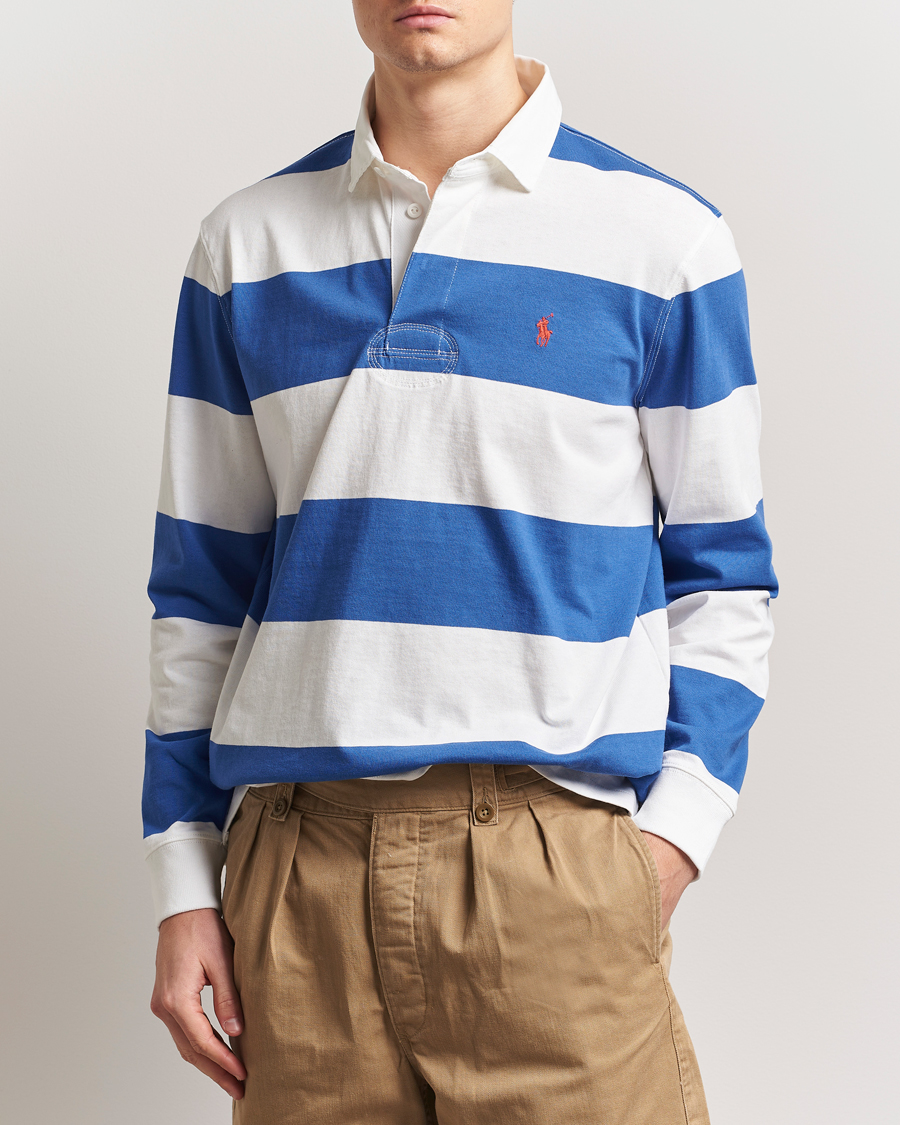 Herre | Gensere | Polo Ralph Lauren | Barstriped Rugger Blue/White