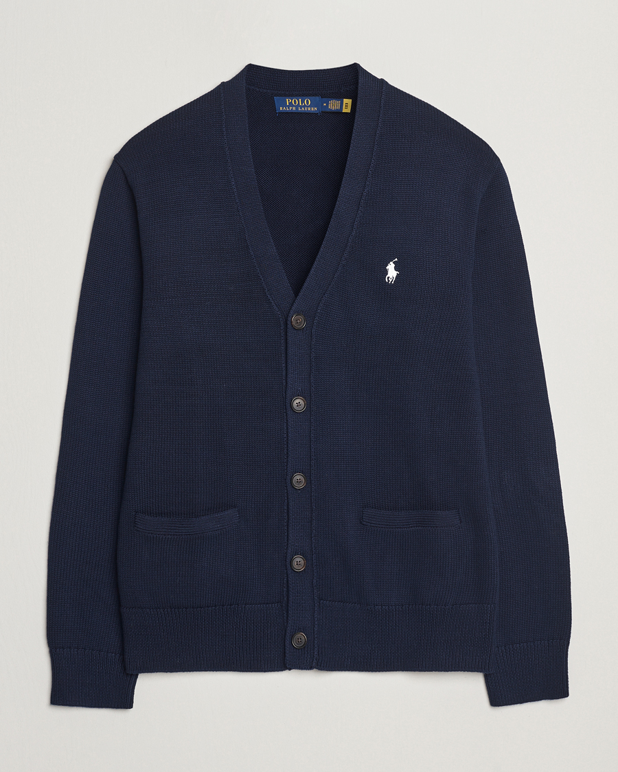 Herre | Gensere | Polo Ralph Lauren | Cotton Cardigan Hunter Navy