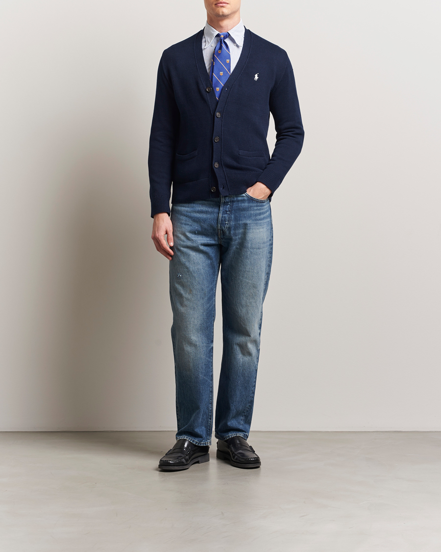 Herre | Gensere | Polo Ralph Lauren | Cotton Cardigan Hunter Navy