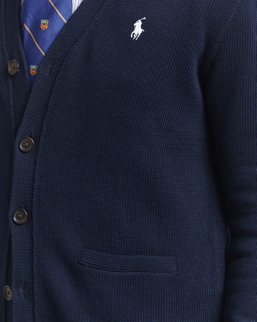 Herre | Gensere | Polo Ralph Lauren | Cotton Cardigan Hunter Navy