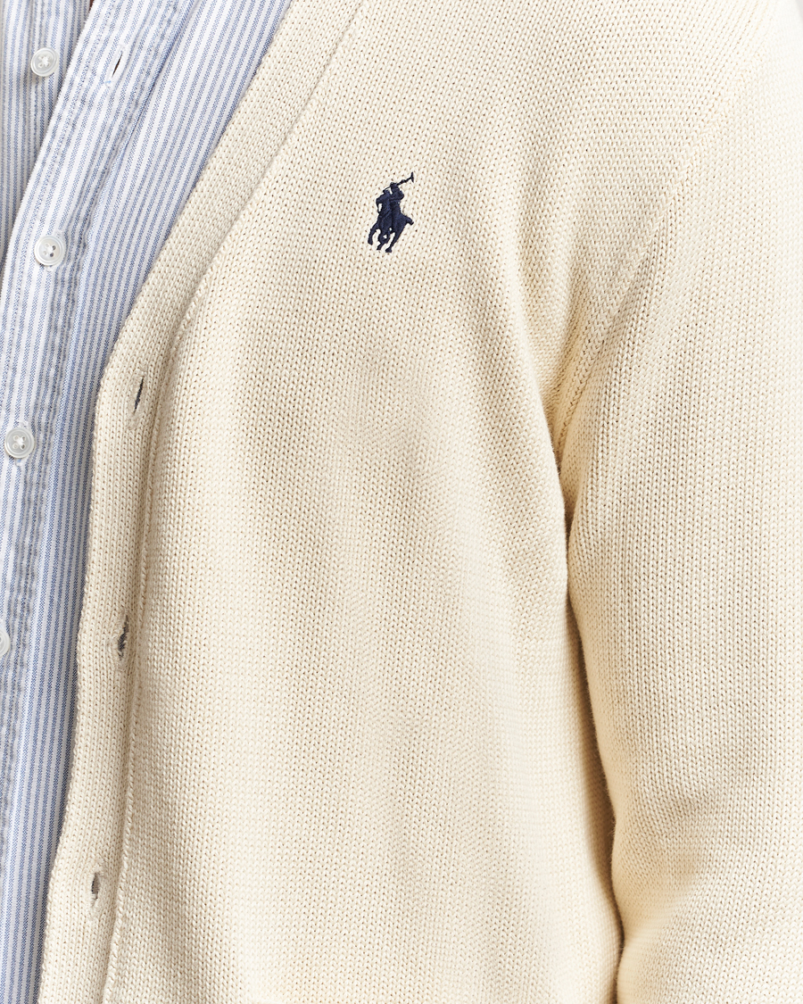 Herre | Gensere | Polo Ralph Lauren | Cotton Cardigan Andover Cream