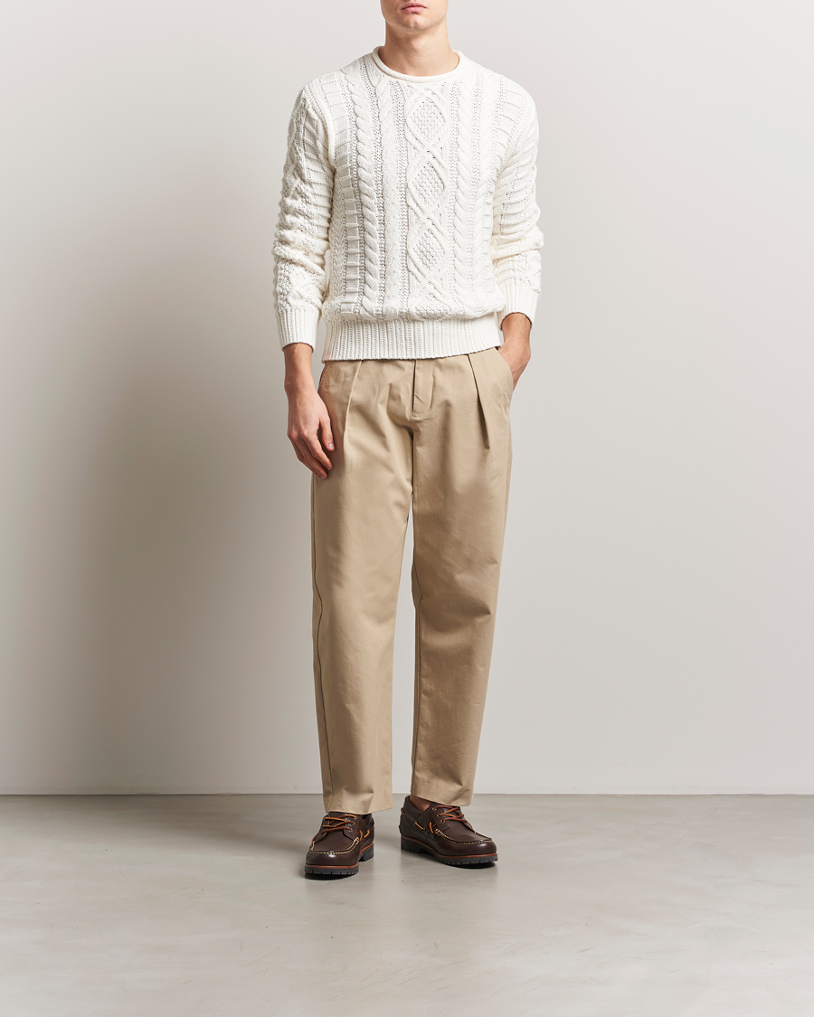 Herre | Gensere | Polo Ralph Lauren | Cotton Pullover Deckwash White