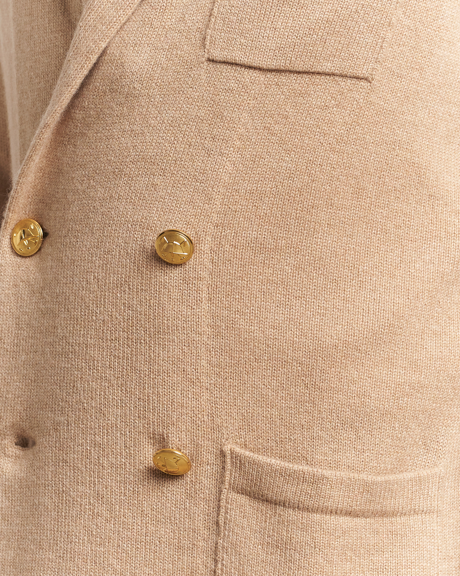 Herre | Gensere | Polo Ralph Lauren | Double Breasted Cashmere Cardigan Dune Melange