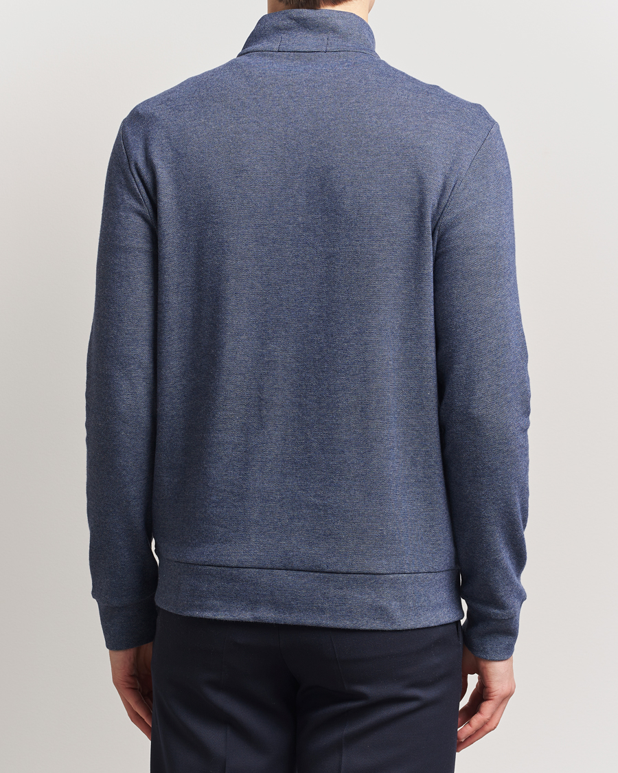 Herre | Gensere | Polo Ralph Lauren | Luxury Texture Half Zip Spring Navy Heather
