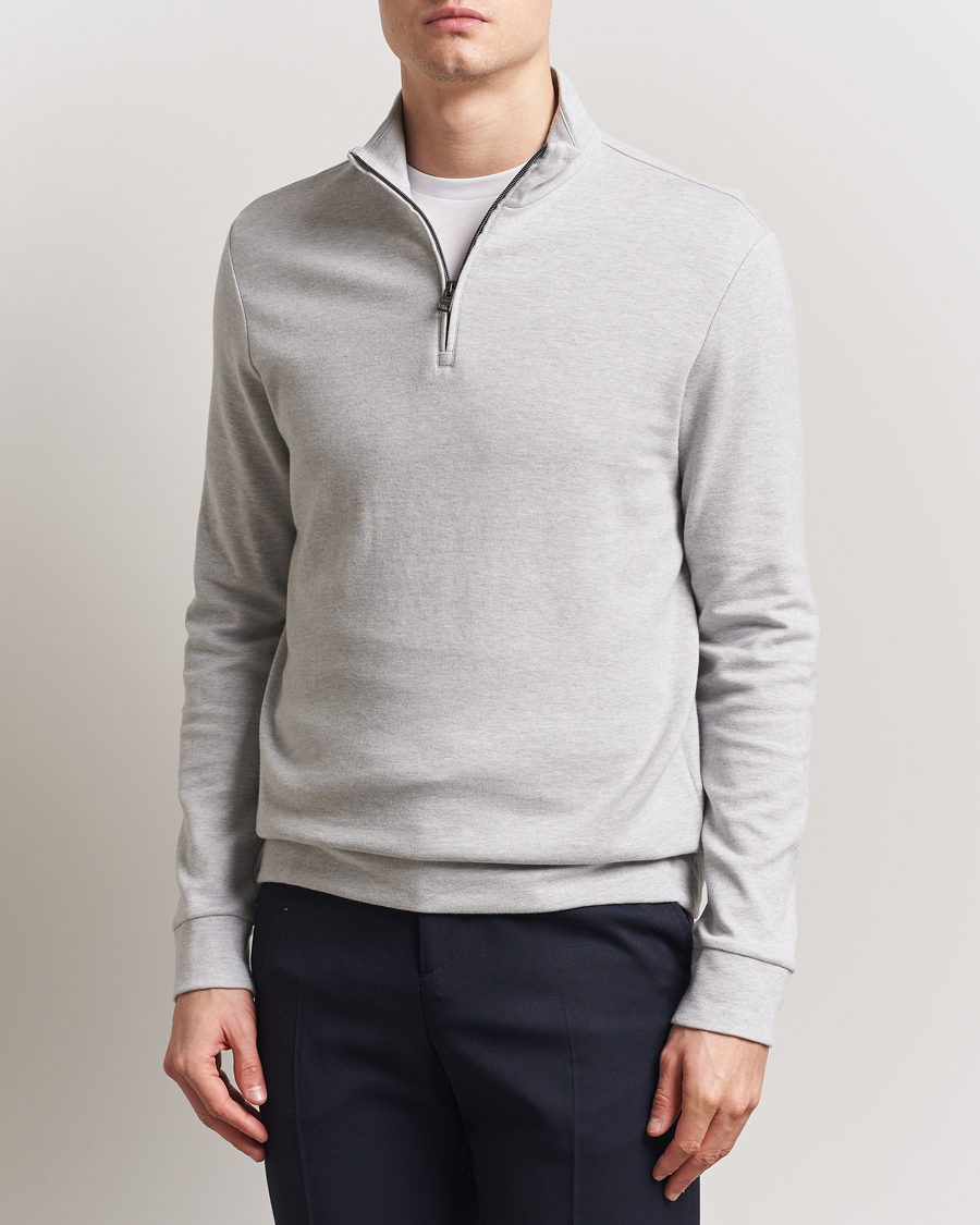Herre | Gensere | Polo Ralph Lauren | Luxury Texture Half Zip Spring Heather